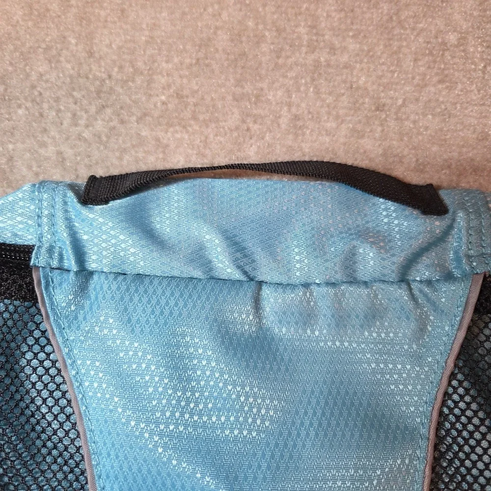 eBags Blue Packing Cube Mesh Top Travel Organizer Zipper Case w/ Handle